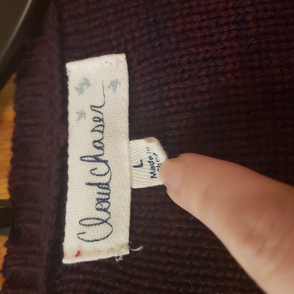 Cloud Chaser Tappered Front Cardigan with fringe - Picture 3 of 6